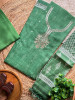 Nooraniya Green Dress Material with Gota Patti Work