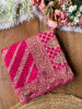 Sarika Magenta Bandhani Saree With Running Blouse Piece