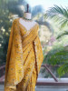 Zoraya Mustard Ghatchola Saree with Elephant Motif Border