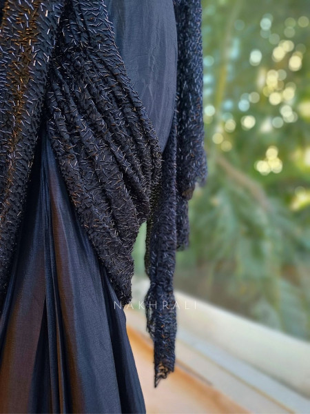 Noctra Drape Saree with Corset Blouse