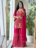 Noor-Bagh Embroidered Magenta Suit Set