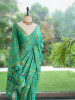 Kalyani Plum Rama Patola Saree With With Running Blouse Piece