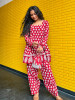 Priyasi Red Printed Farshi Set