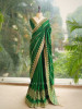 Damini Green Chanderi Silk Saree with Brocade Work
