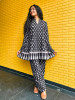 Priyasi Black Printed Farshi Set