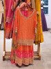 Rang Orange Bandhan Bandhani Suit Set