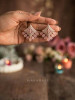 Mirevia Blush Pink Statement Earrings