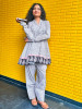 Priyasi Cream Printed Farshi Set