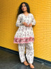 Priyasi Cream Printed Farshi Set
