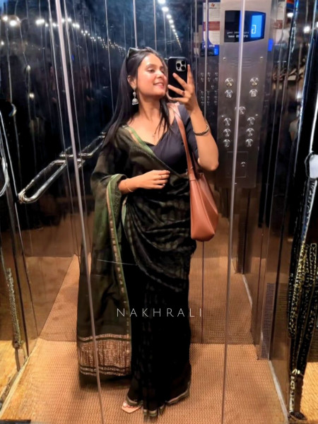 Aarya Green Chanderi Saree