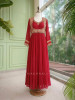 Siara Maroon Jacket-Style Anarkali