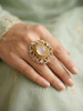 Prismavalli Pink Statement Ring