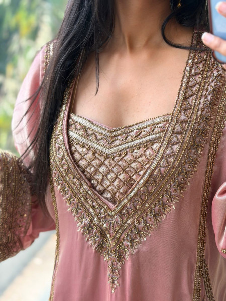 Sienna Onion Pink Sharara Suit Set