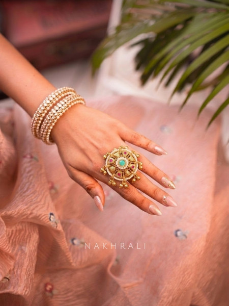 Aloha Sea Green Statement Ring