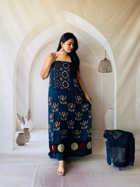blue dress material Babe Blue Mikado Zibeline Fabric, Italian Wedding Prom Dress Material