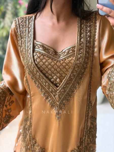 Sienna Mustard  Sharara Suit Set