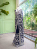 Tarangini Blue Net Saree With Cutdana and Sequin Work