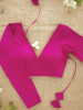 Gajgamini  Magenta Solid Blouse Collection