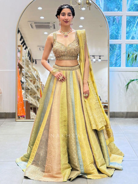 Prism Meadow Multicolor Lehenga Set