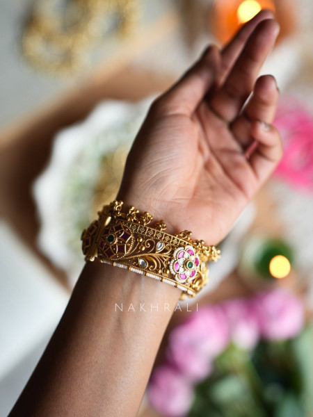 Pushpika Floral Heritage Bangles