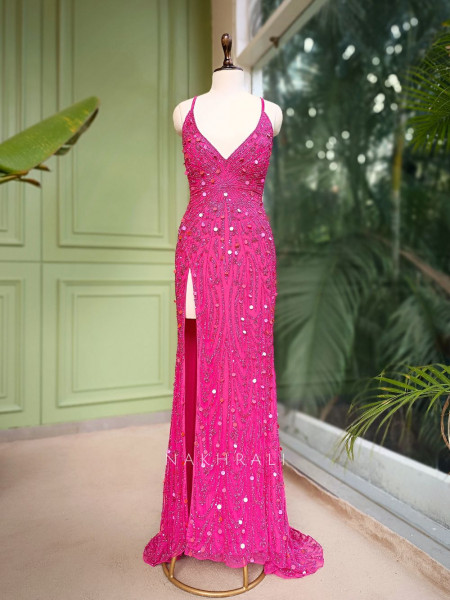 Cloud Nine Couture Magenta Gown