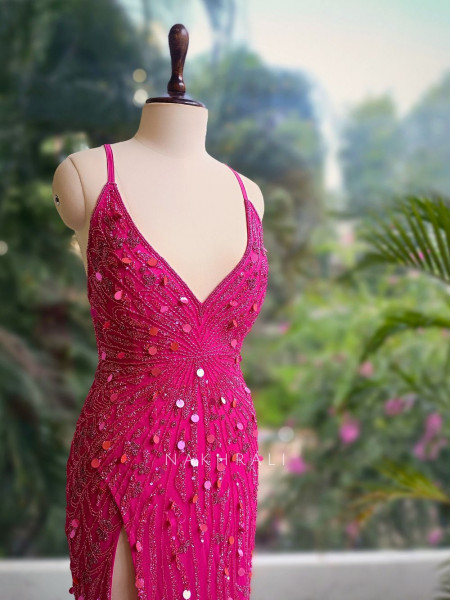 Cloud Nine Couture Magenta Gown