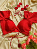 Heer Solid Red Cotton Silk Blouse