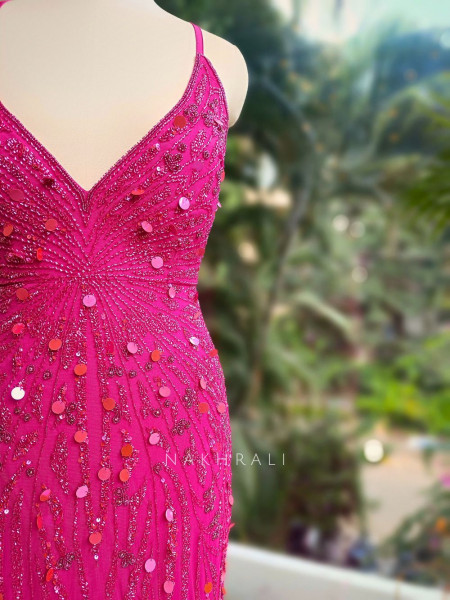 Cloud Nine Couture Magenta Gown