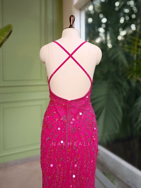 Cloud Nine Couture Magenta Gown