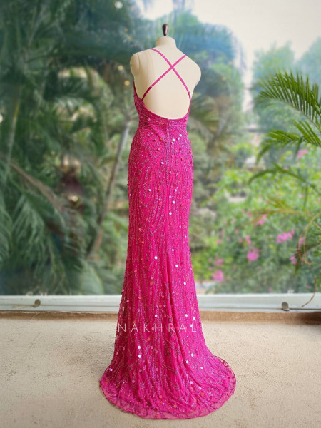 Cloud Nine Couture Magenta Gown