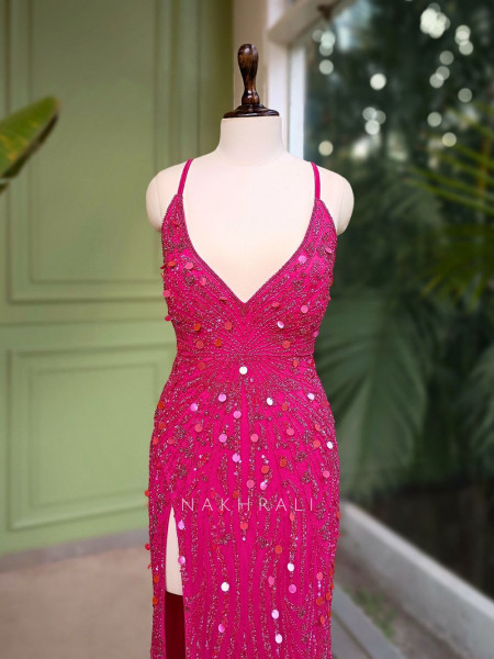 Cloud Nine Couture Magenta Gown