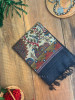 Mrigya Black Tussar Silk Saree
