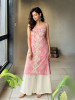 Rimsha Pink Chikankari Spaghetti Kurti