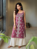 Rimsha Purple Chikankari Spaghetti Kurti
