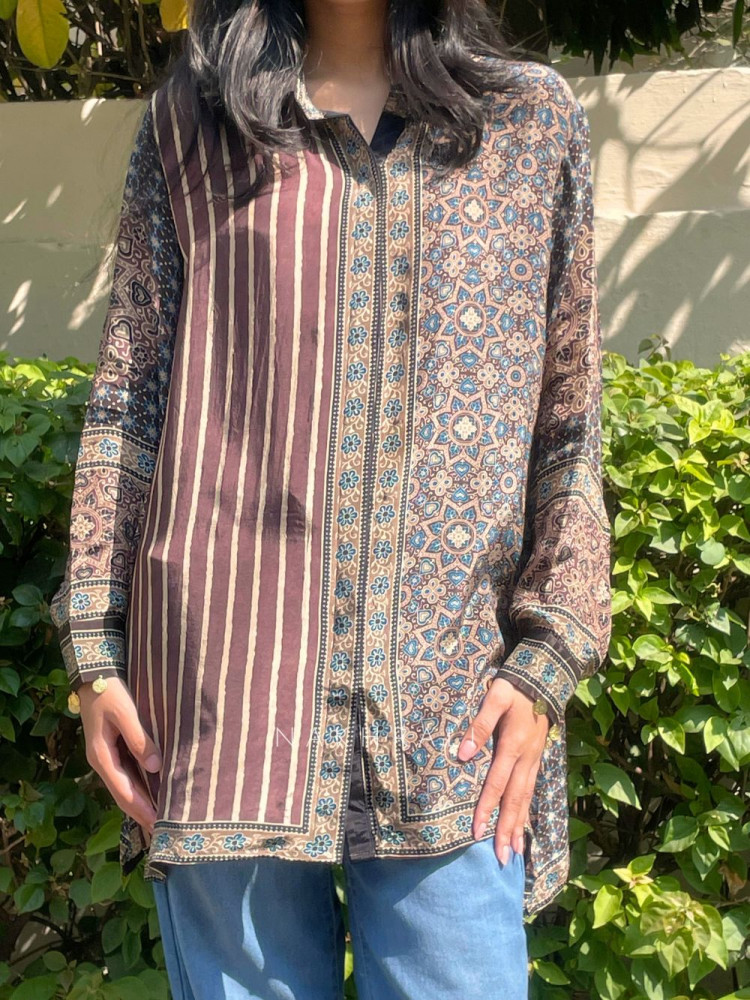Image of Tattva Art Modal Printed Shirt