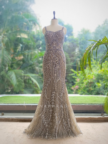 Kallista Grey  Indo-Western Mermaid Gown