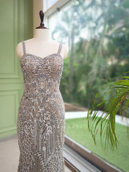 Kallista Grey  Indo-Western Mermaid Gown