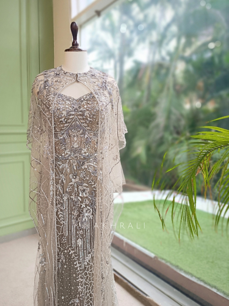 Image of Kallista Grey  Indo-Western Mermaid Gown
