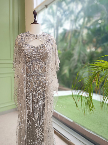 Kallista Grey  Indo-Western Mermaid Gown
