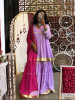 Suhira Purple Cotton Sharara  Kurta Set with dupatta