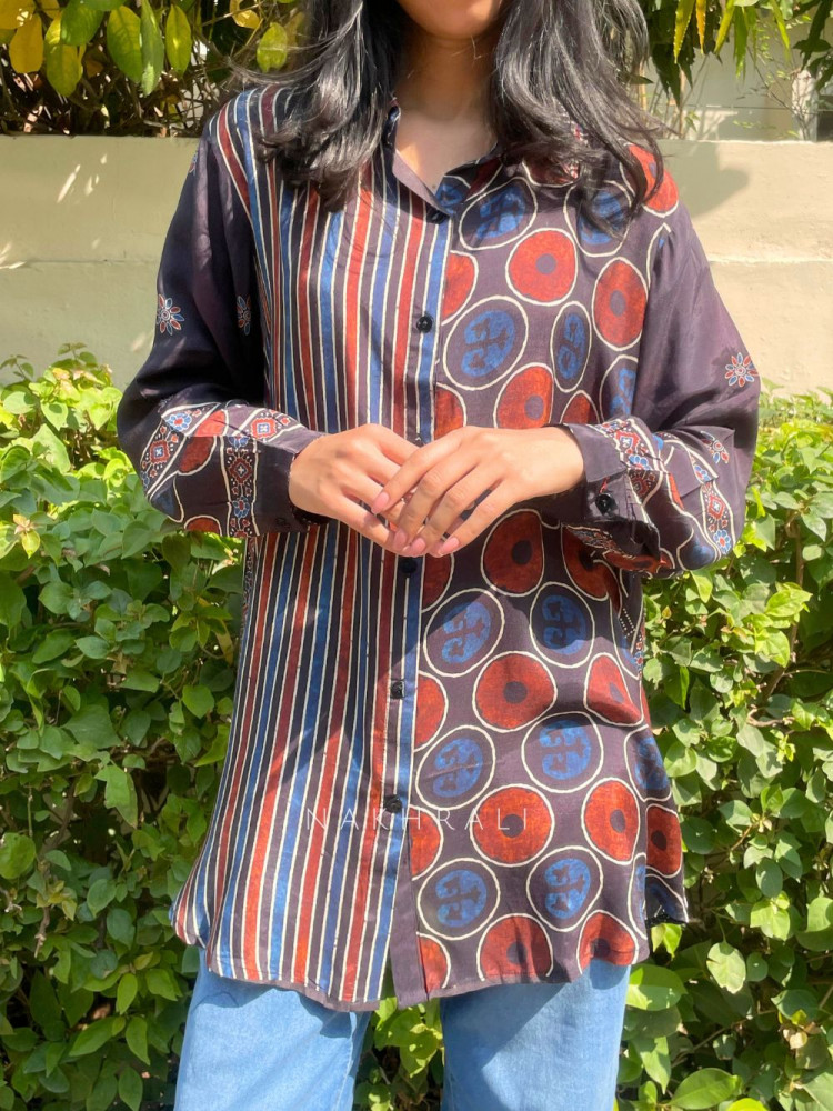 Image of Tattva Art Modal Printed Shirt