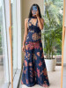 Kamalika Blue Georgette Indo-Western Palazzo Set