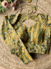 Wabi-Sabi Yellow Printed Cotton Blouse