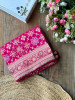 Anant Bindu Magenta Bandhani Print Saree with Sequin Border