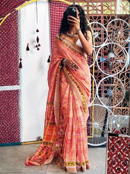 Amber Petals Handloom Saree