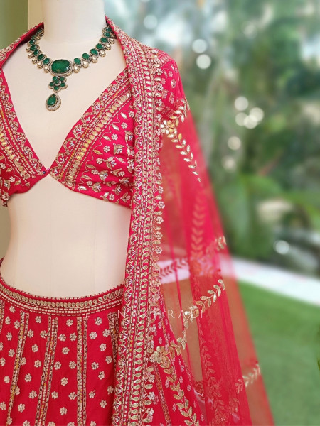 Ruby Royale Unstitched Bridal Lehenga