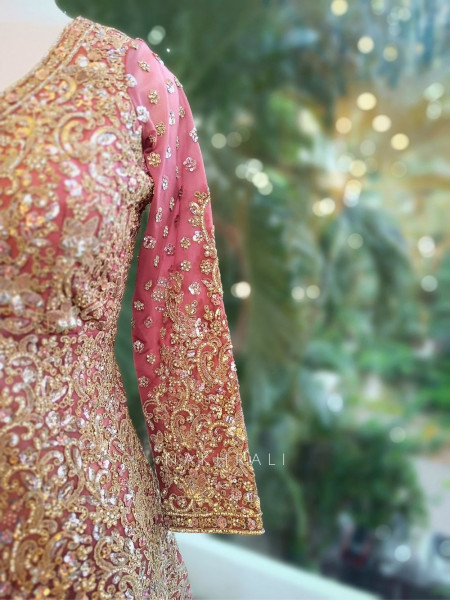 Rosewood Purple Kurta Palazzo Set with Zari and Sequin Embroidery