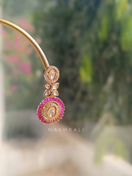 Roselle Kundan Studded Earrings