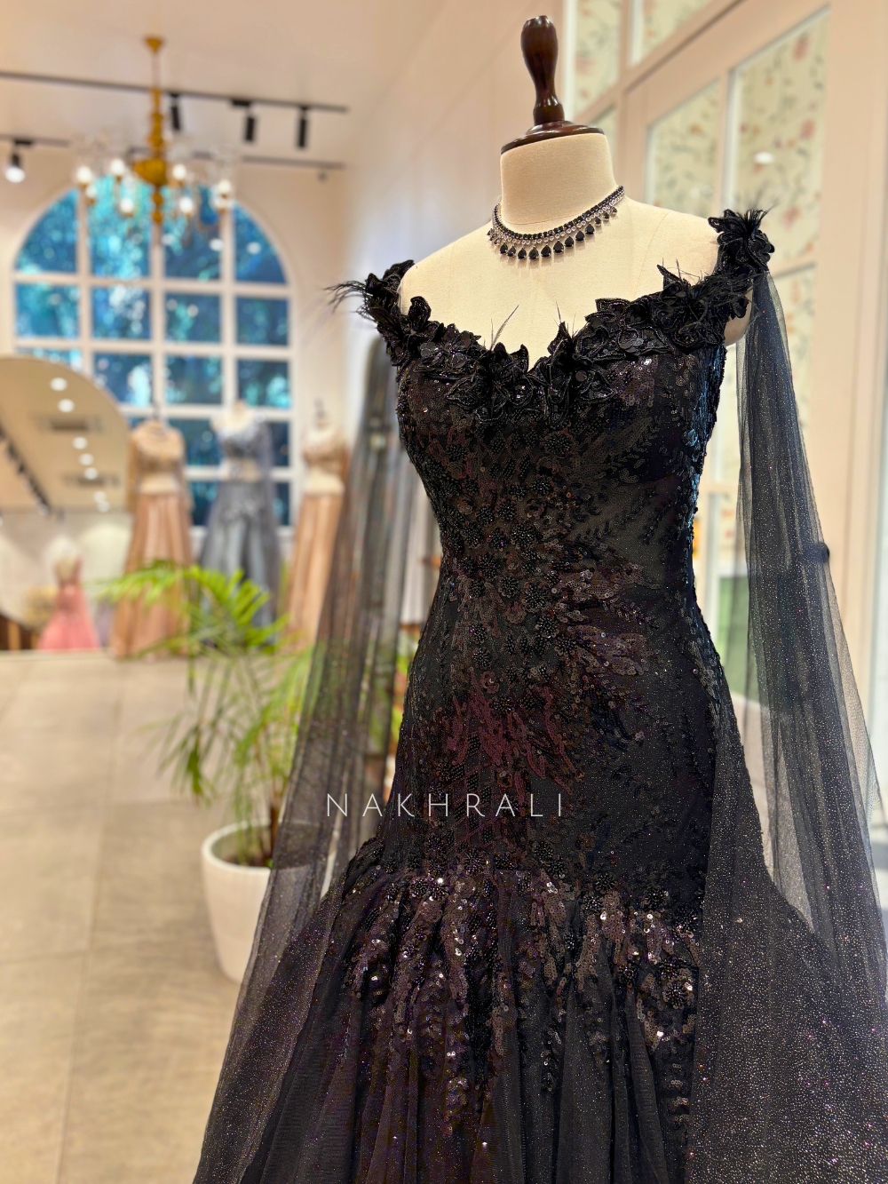 black and diamond dress Long Black Sequin Prom Dresses 2025 With Single Sleeve Luxury Diamond Beads Mermaid Formal Prom Gala Gowns For Black Girls