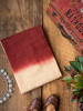 Vasu Handwoven Cream and Maroon Kota Saree with Cotton Satin Blouse